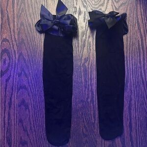 black thigh high stockings